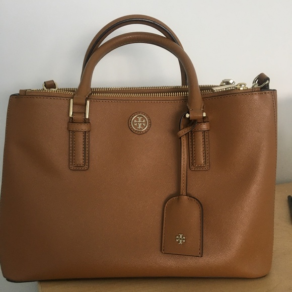 Tory Burch Tote - Robinson Mini Double Zip - Picture 1 of 4